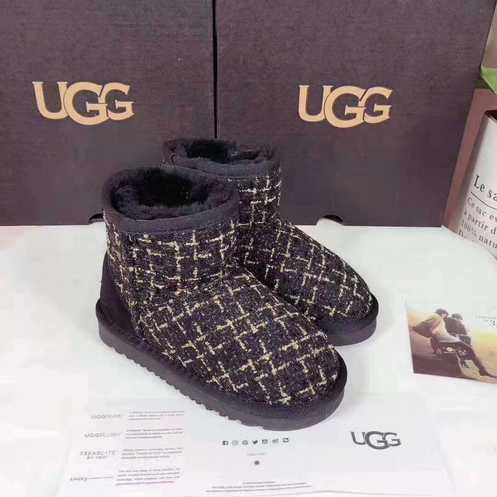 Kids' Chic Snow Boots - Black, Model 5854