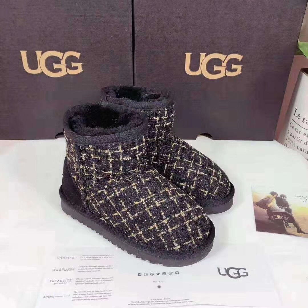 Kids' Chic Snow Boots - Black, Model 5854