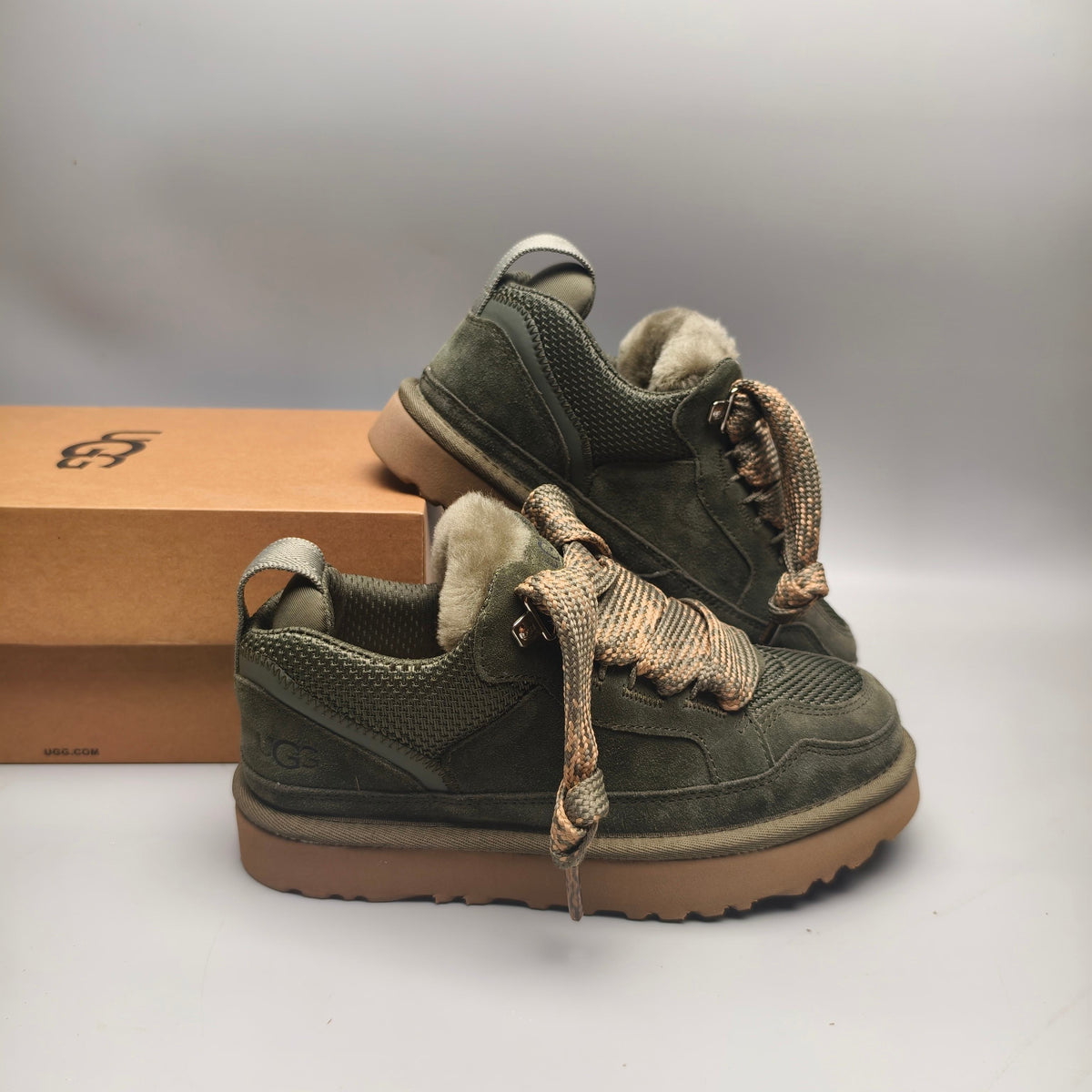 Unisex Mesh Casual Sneakers - Green, Model 4032