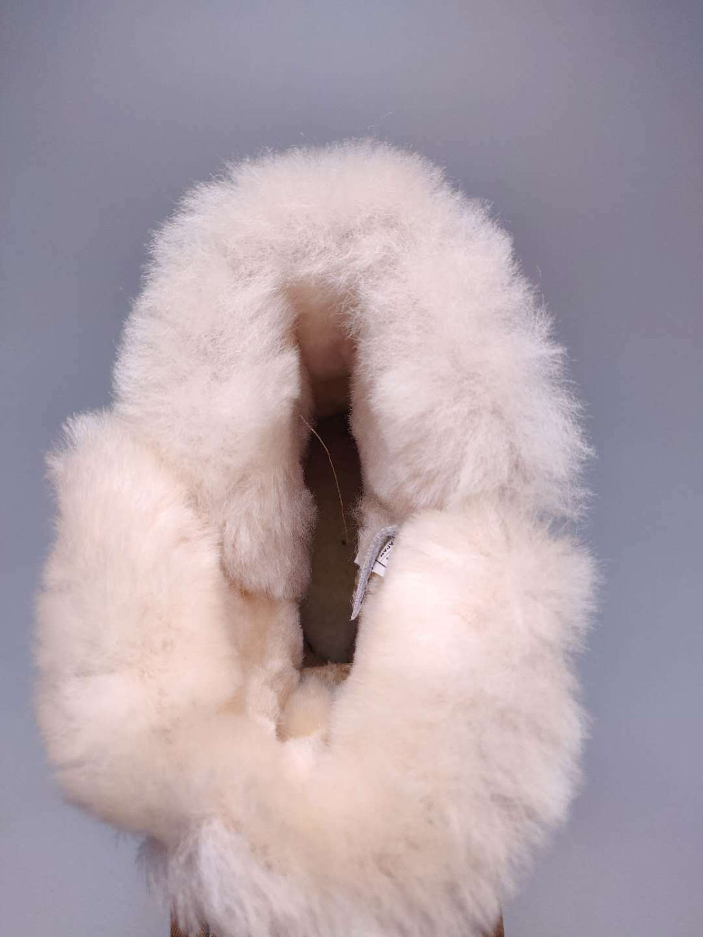Fabric-Texture Shoes - Chestnut, Model 6554