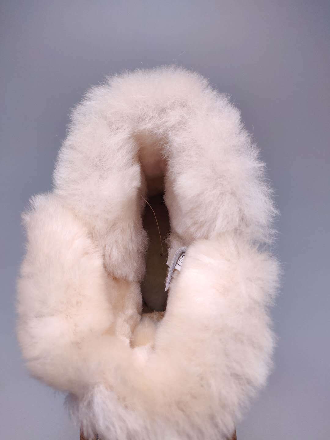 Fabric-Texture Shoes - Chestnut, Model 6554