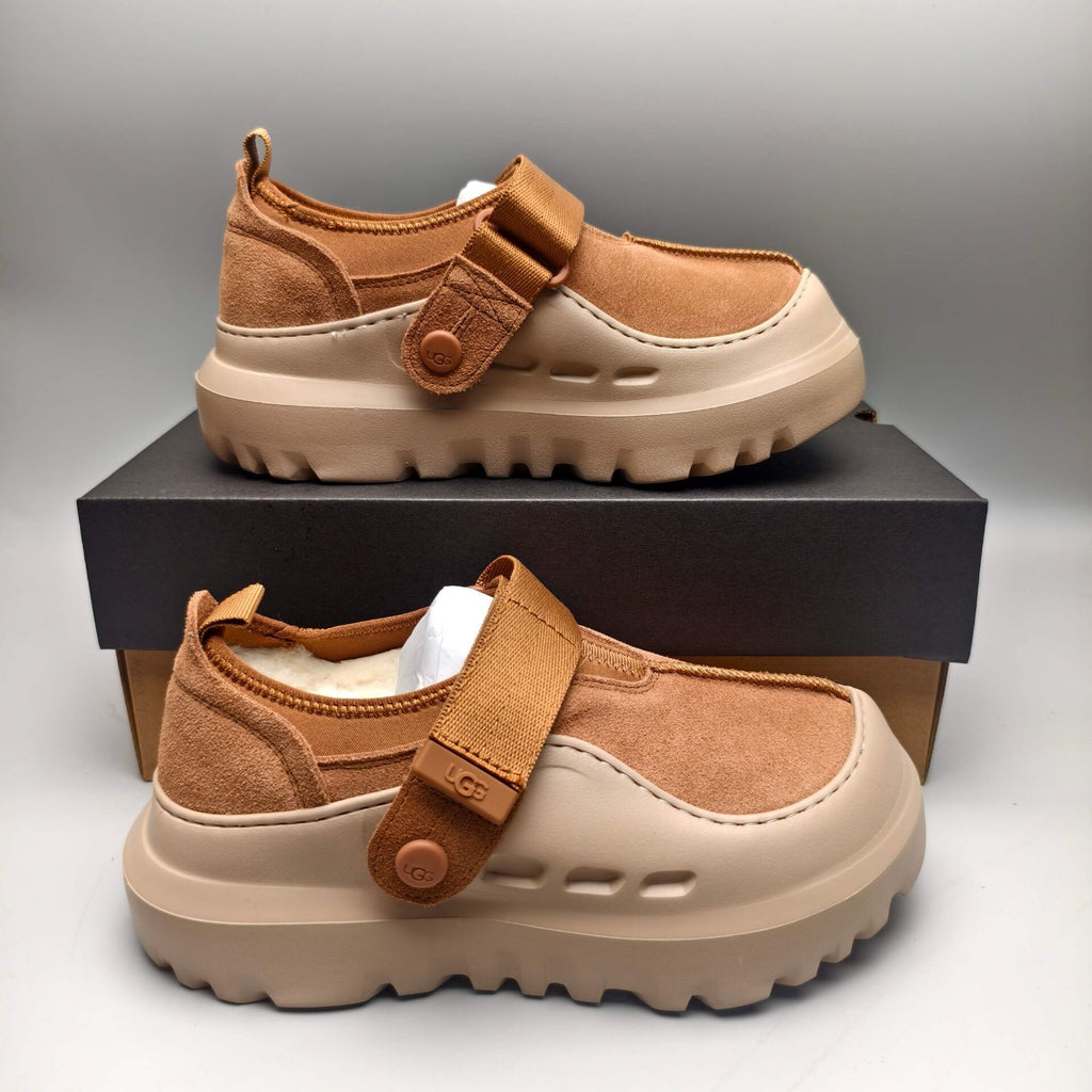 Unisex Slip-On Casual Shoes - Chestnut, Model 7550