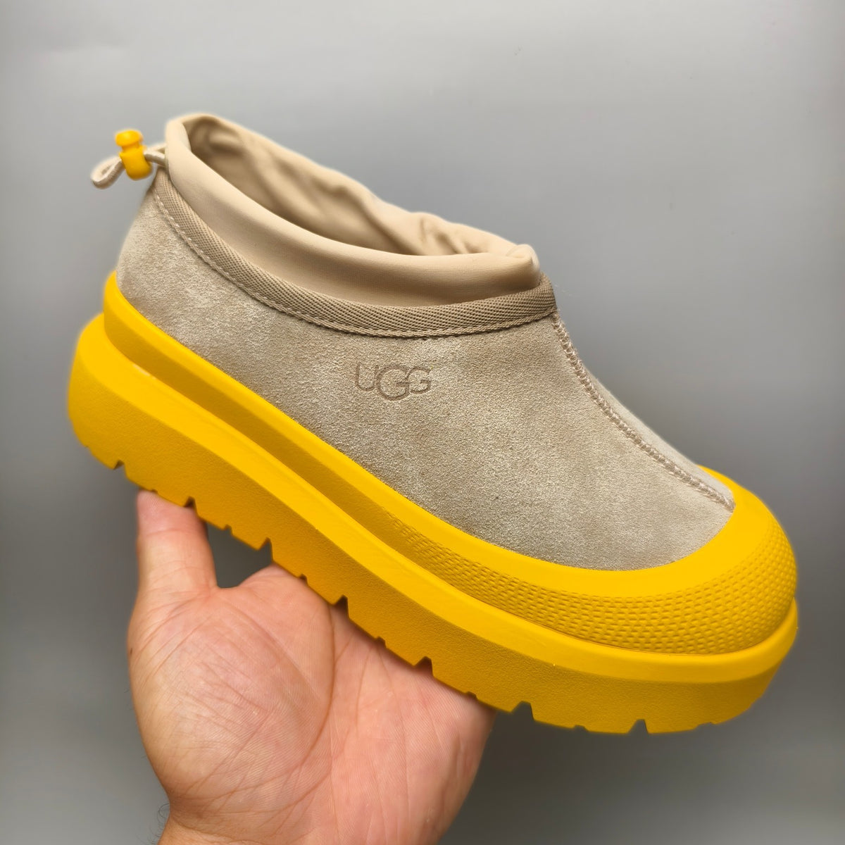 Slip-On Casual Shoes - Yellow, Model 4096