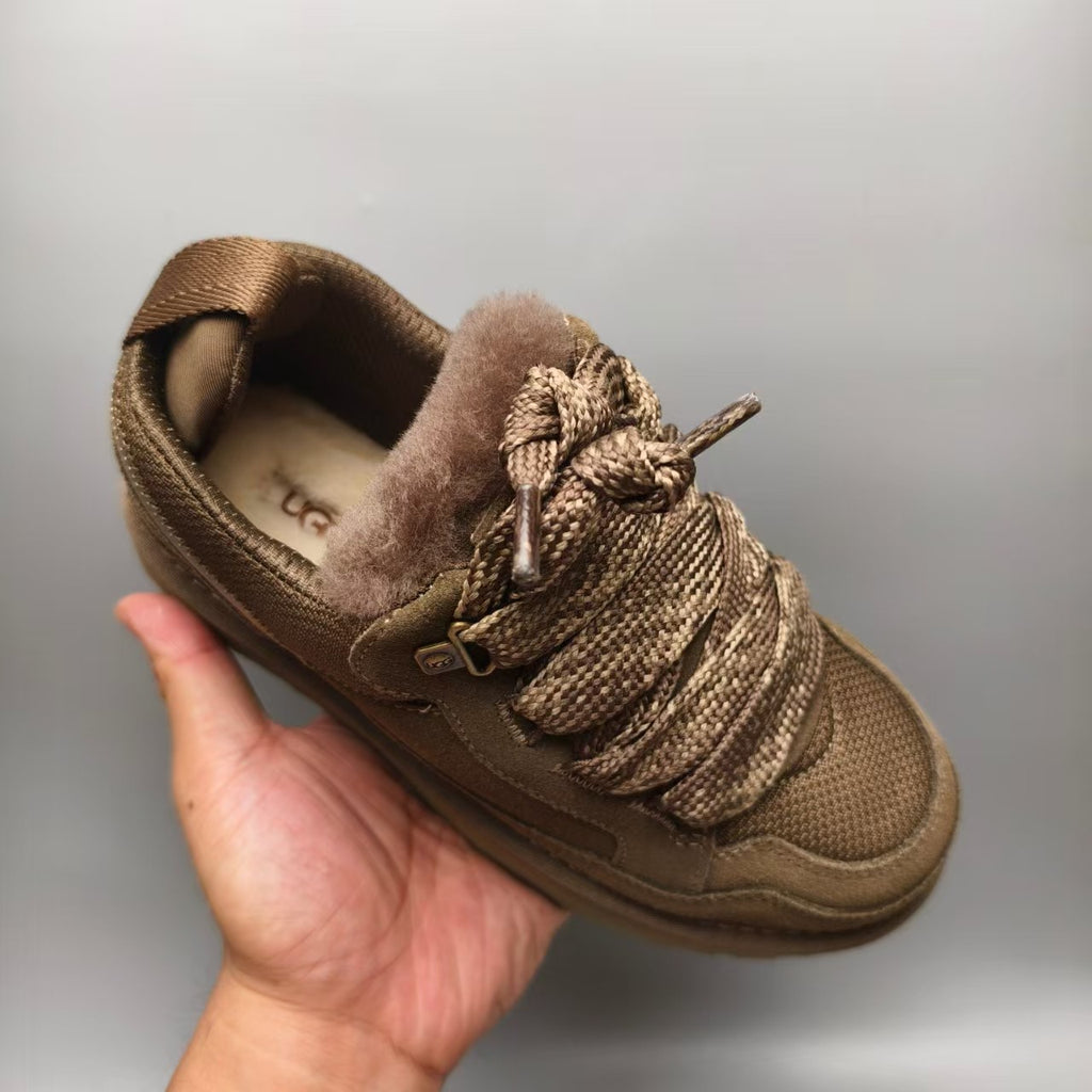 Unisex Mesh Casual Sneakers - Walnut, Model 4032