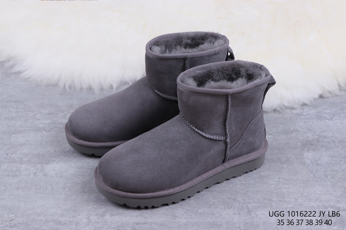 Classic Mini II Ankle Boots - Gray, Model 6222