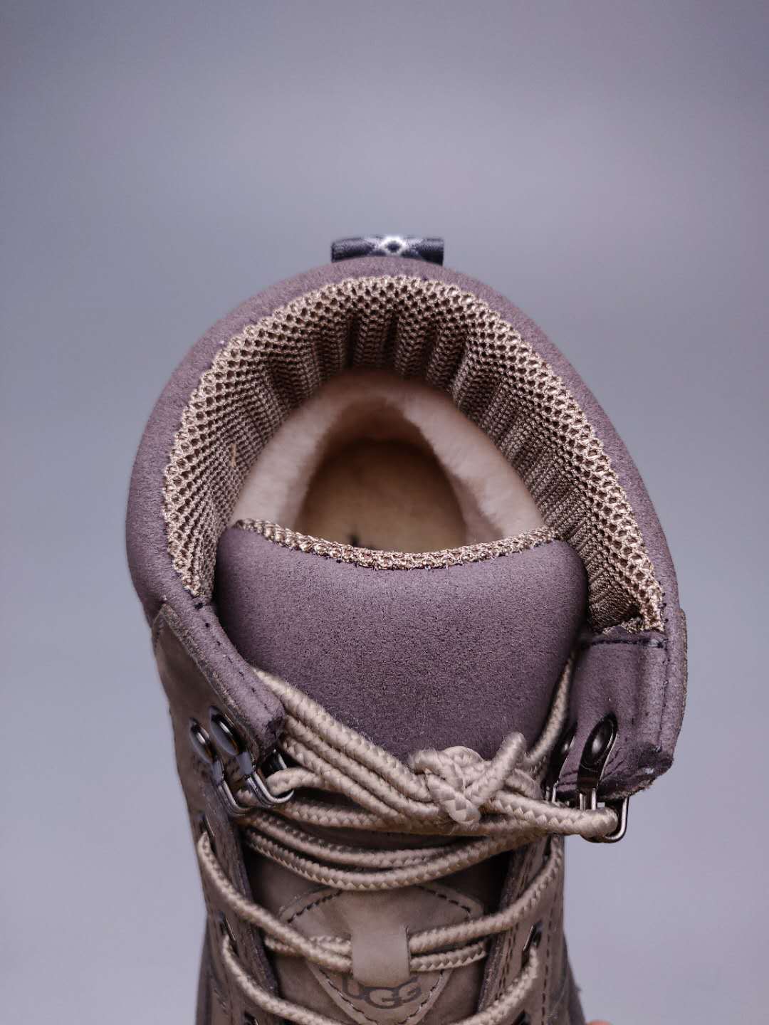 Men's Lace-Up Casual Shoes - Gray, Model 2991