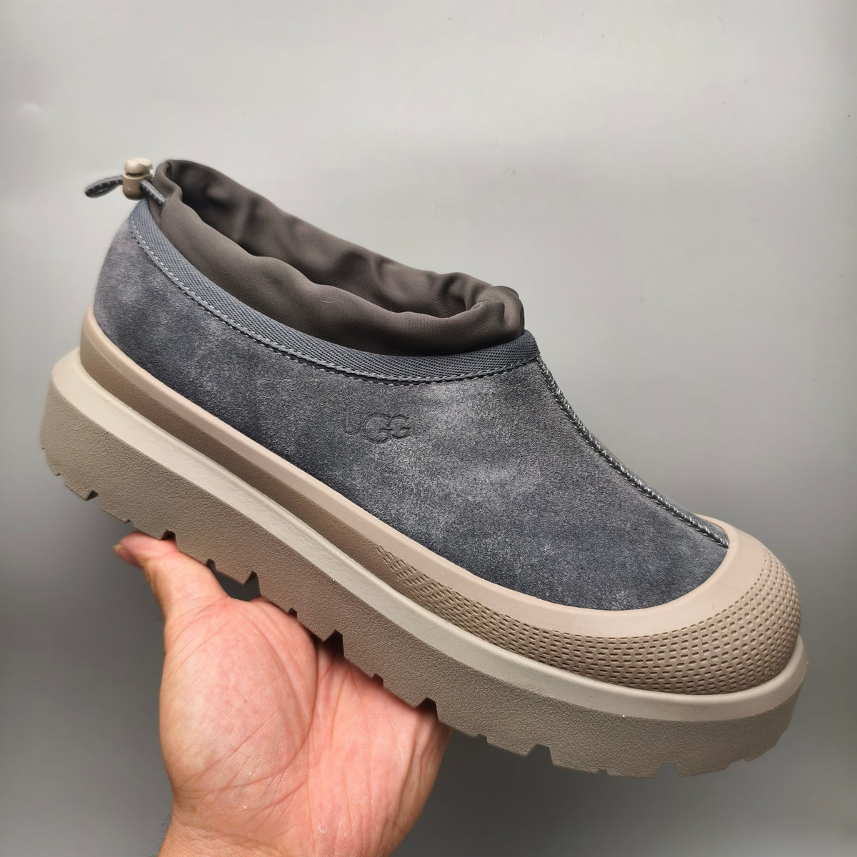 Slip-On Casual Shoes - Dark Gray, Model 4096