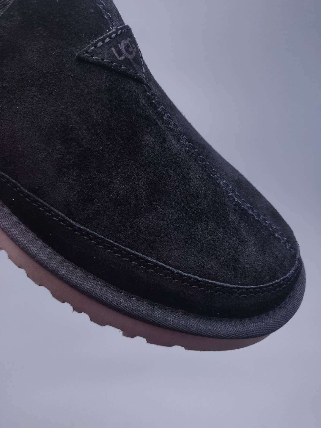 Men's Slip-On Low-Top Casual Shoes - Black, Model 3455