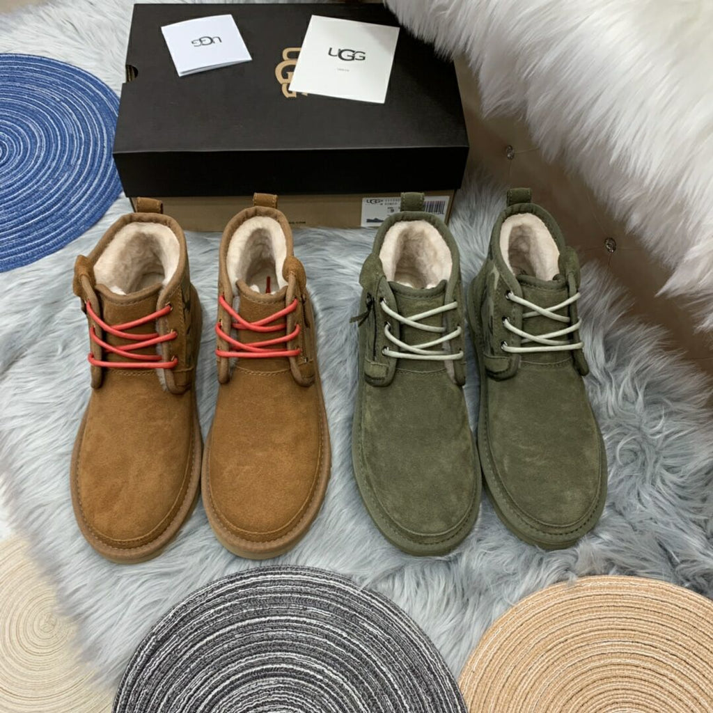 Men's Colorblock Camouflage Shoes - Chestnut, Model 4193