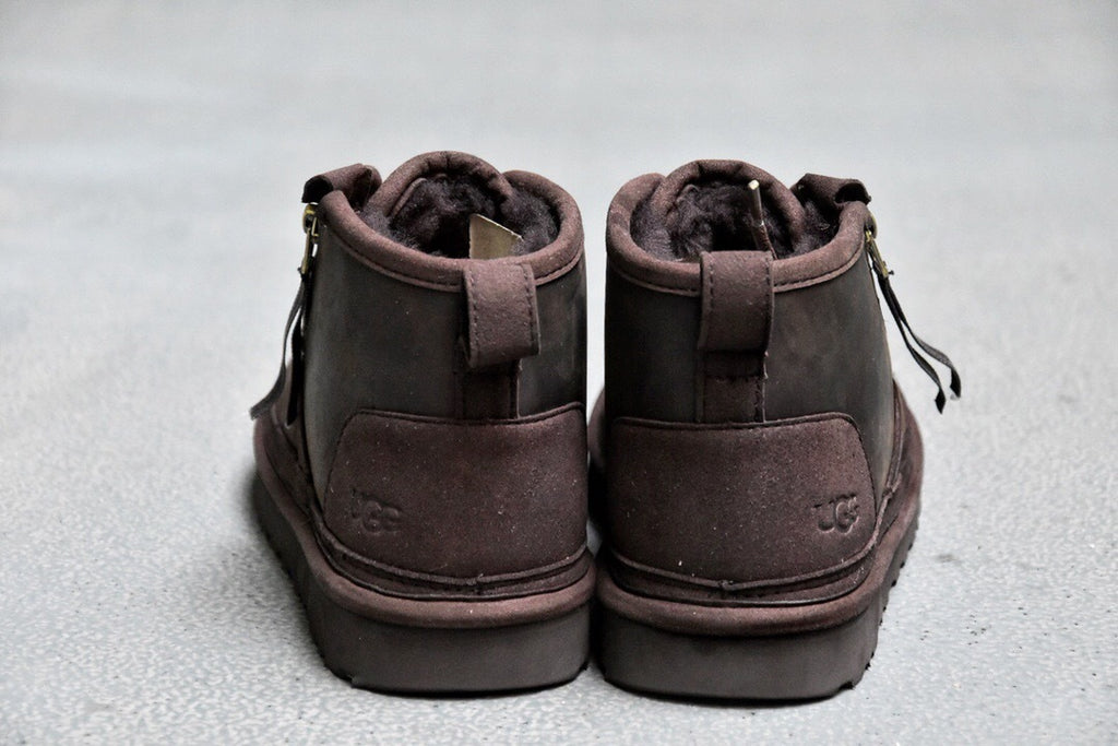 Men's Crazy Horse Leather Zip-Up Shoes - Model 3883