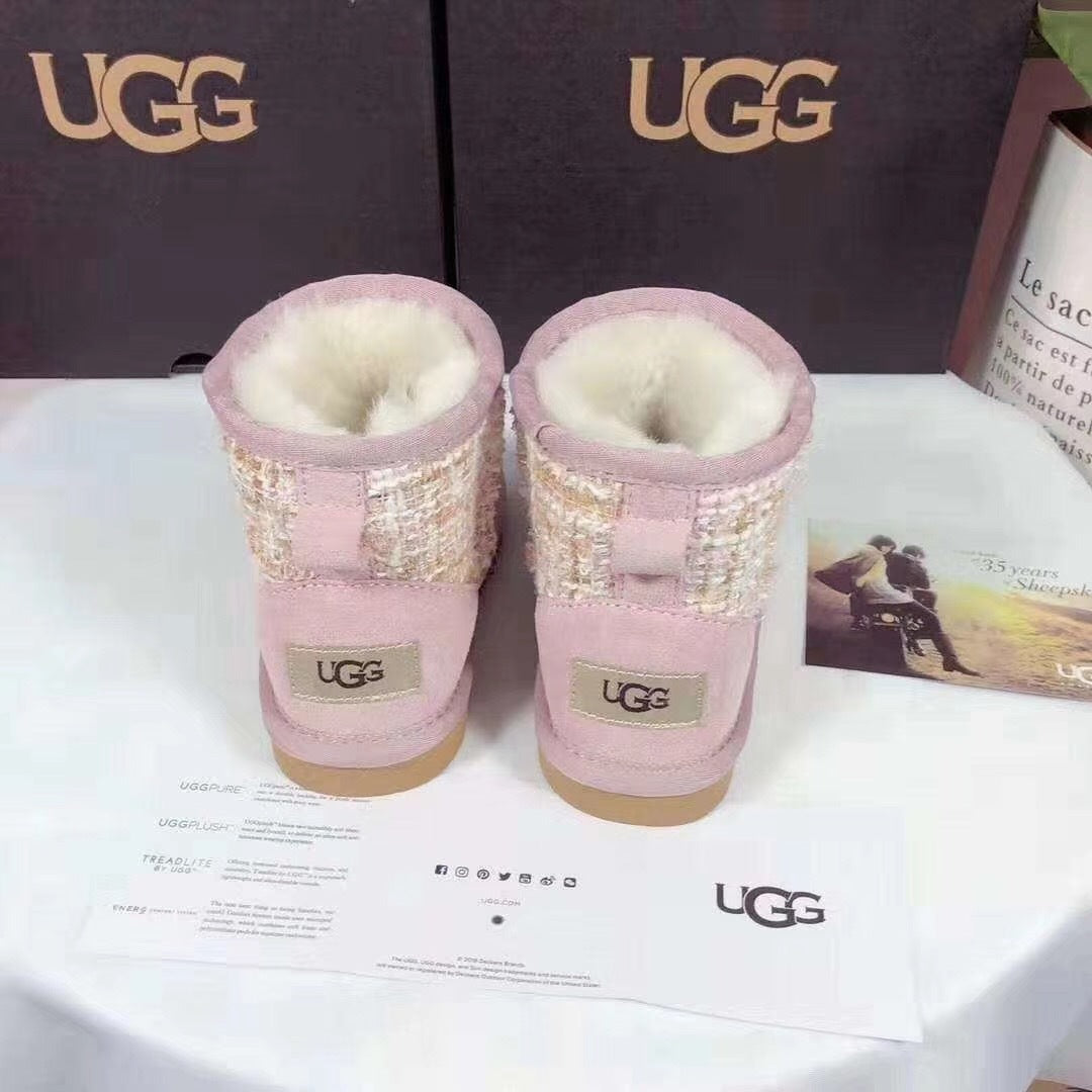 Kids' Chic Snow Boots - Pink, Model 5854