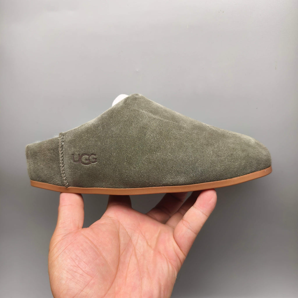 Slip-On Casual House Shoes - Green, Model 1390