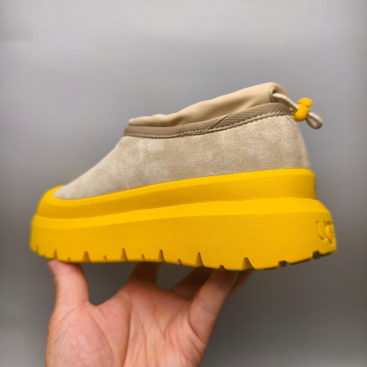 Slip-On Casual Shoes - Yellow, Model 4096