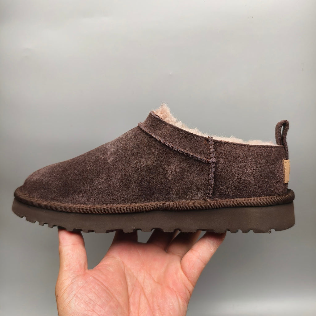 Women's Classic Slip-On Shoes - Chocolate, Model 3891