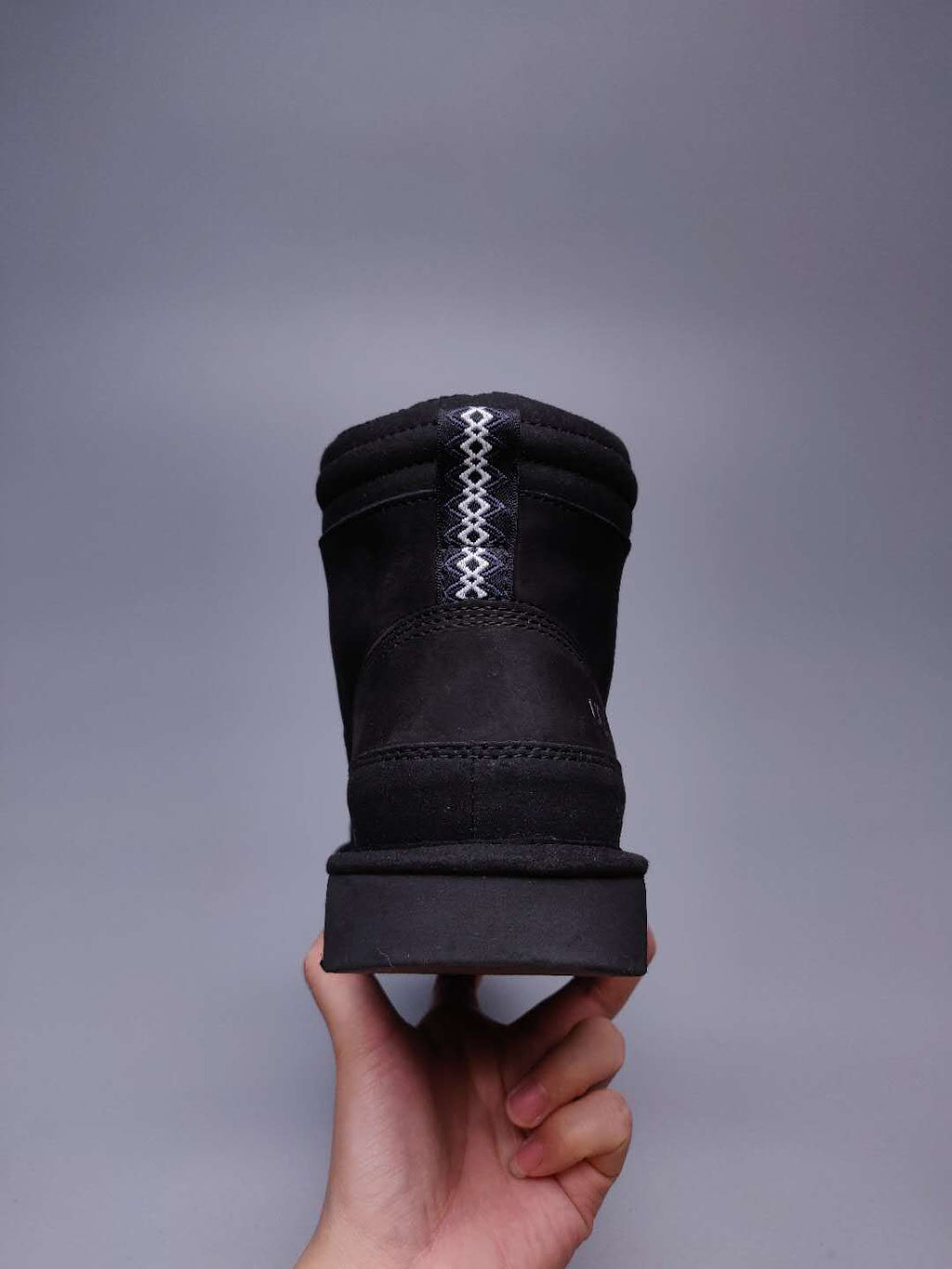 Men's Lace-Up Casual Shoes - Black, Model 2991