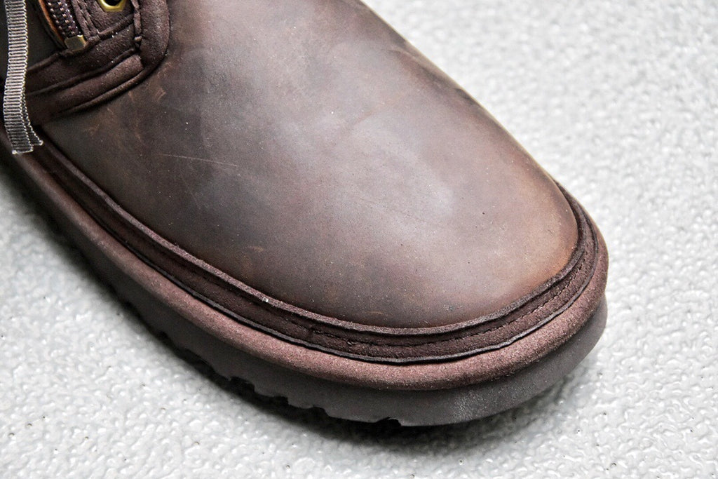 Men's Crazy Horse Leather Zip-Up Shoes - Model 3883