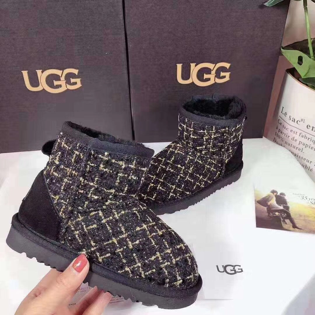 Kids' Chic Snow Boots - Black, Model 5854