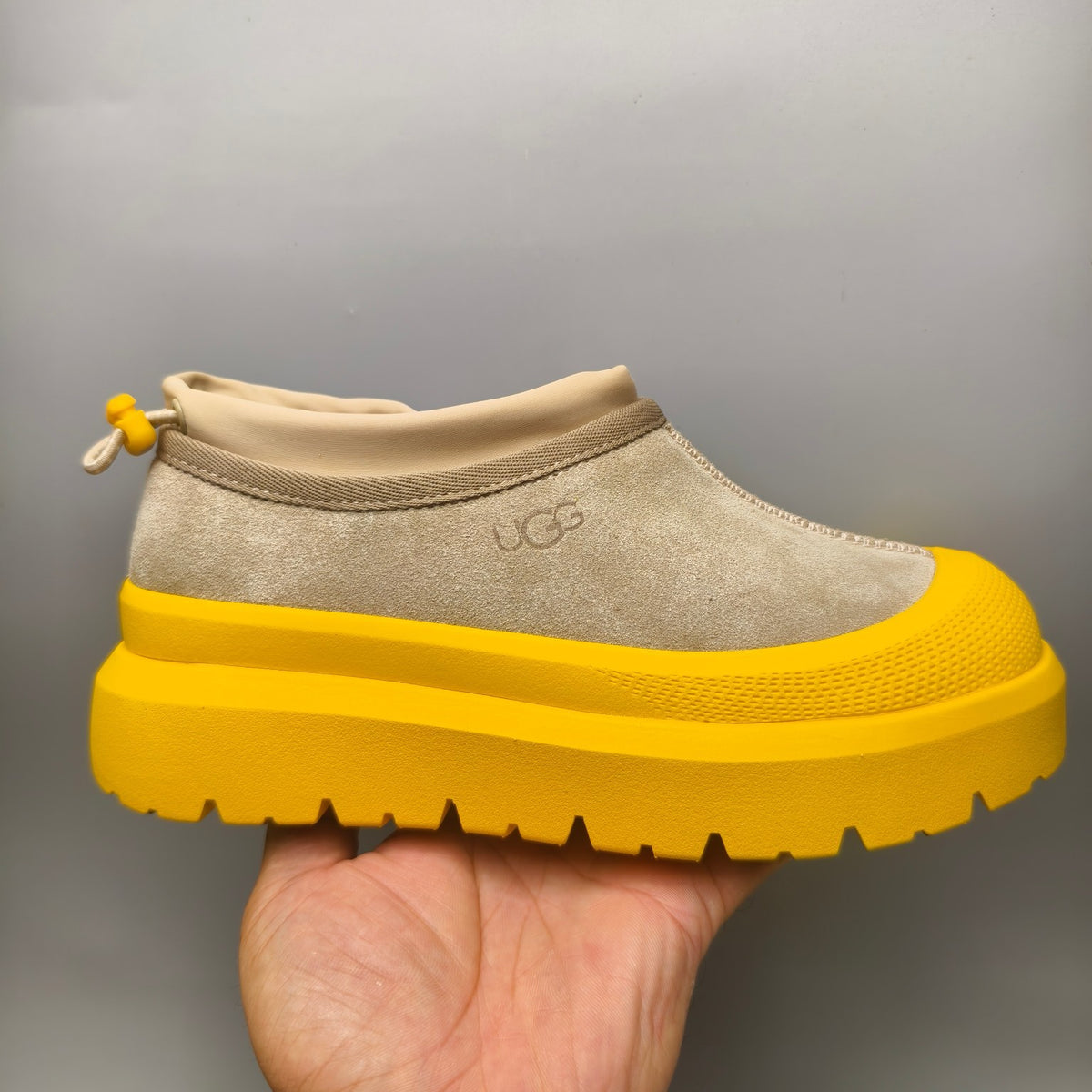 Slip-On Casual Shoes - Yellow, Model 4096