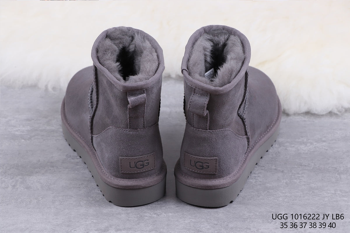 Classic Mini II Ankle Boots - Gray, Model 6222