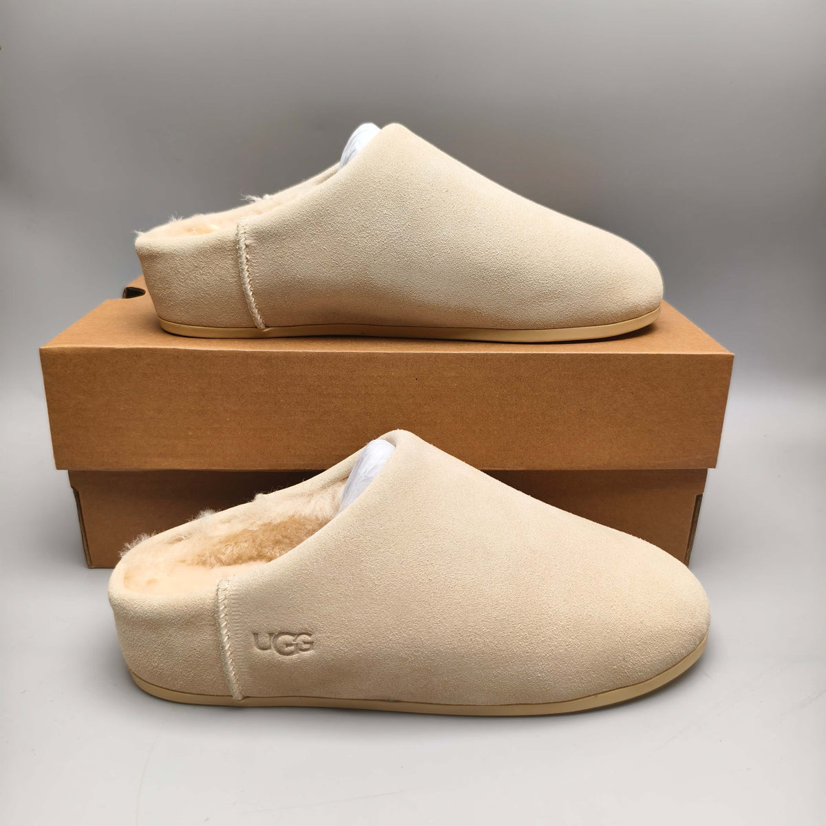 Slip-On Casual House Shoes - Sand, Model 1390