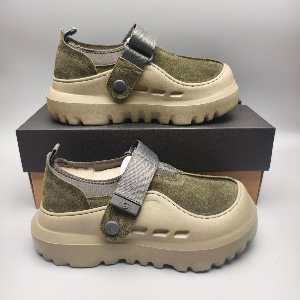 Unisex Slip-On Casual Shoes - Green, Model 7550