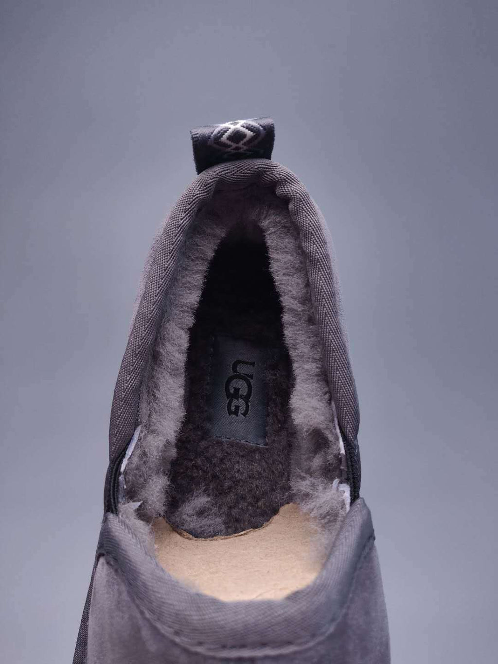 Men's Slip-On Low-Top Casual Shoes - Gray, Model 3455