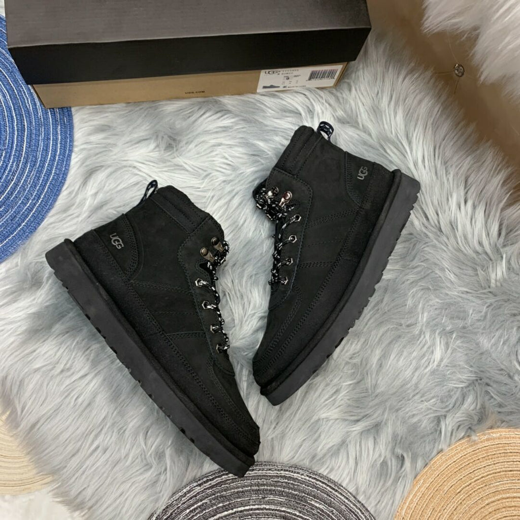 Men's Lace-Up Casual Shoes - Black, Model 2991