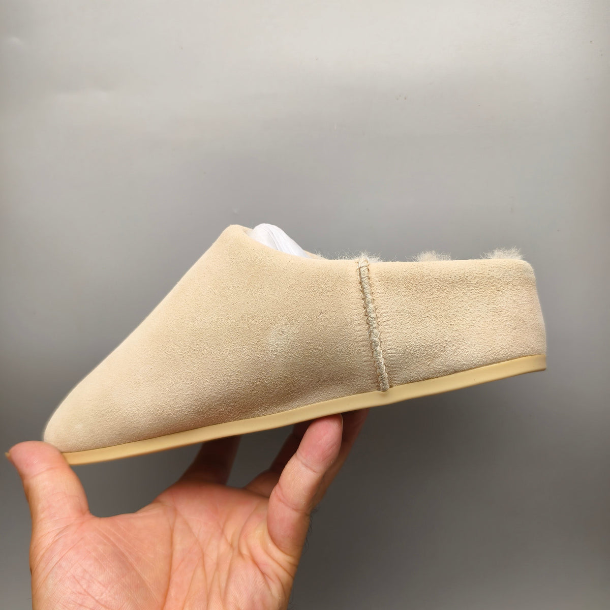 Slip-On Casual House Shoes - Sand, Model 1390