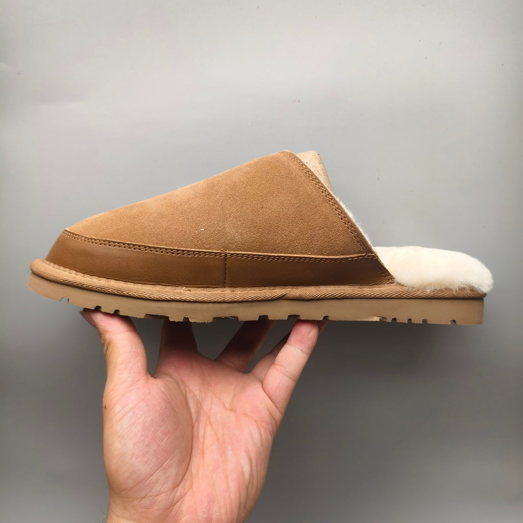 Men's Ultralight Fluffy Casual Slippers - Chestnut, Model 4585