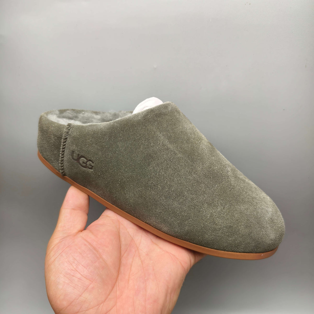 Slip-On Casual House Shoes - Green, Model 1390