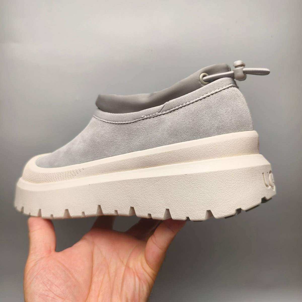 Slip-On Casual Shoes - Light Gray, Model 4096