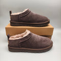 Women's Classic Slip-On Shoes - Chocolate, Model 3891