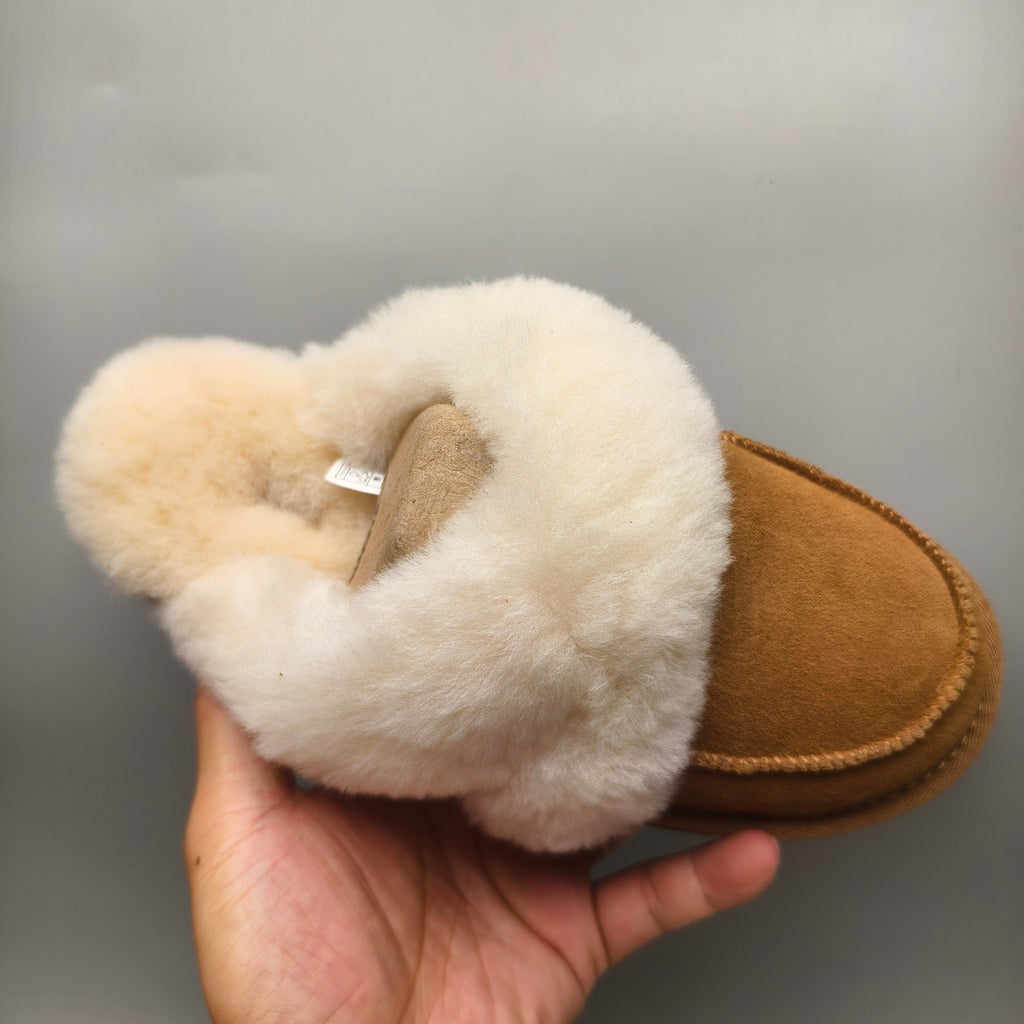 Casual House Slippers - Chestnut, Model 4571