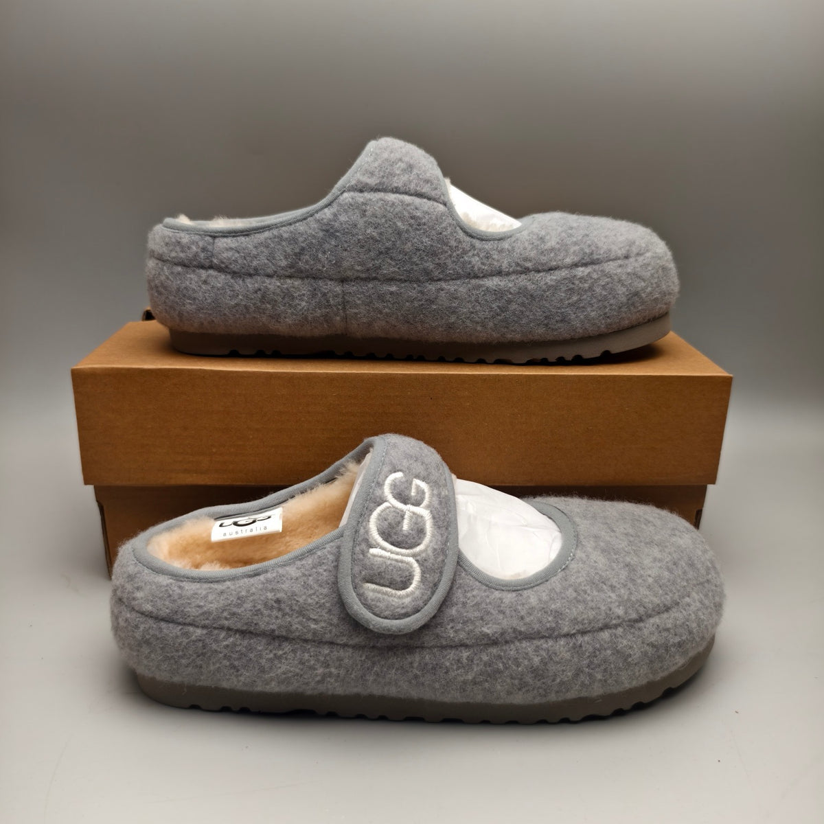Ultralight Mary Jane Casual Shoes - Gray, Model 5097