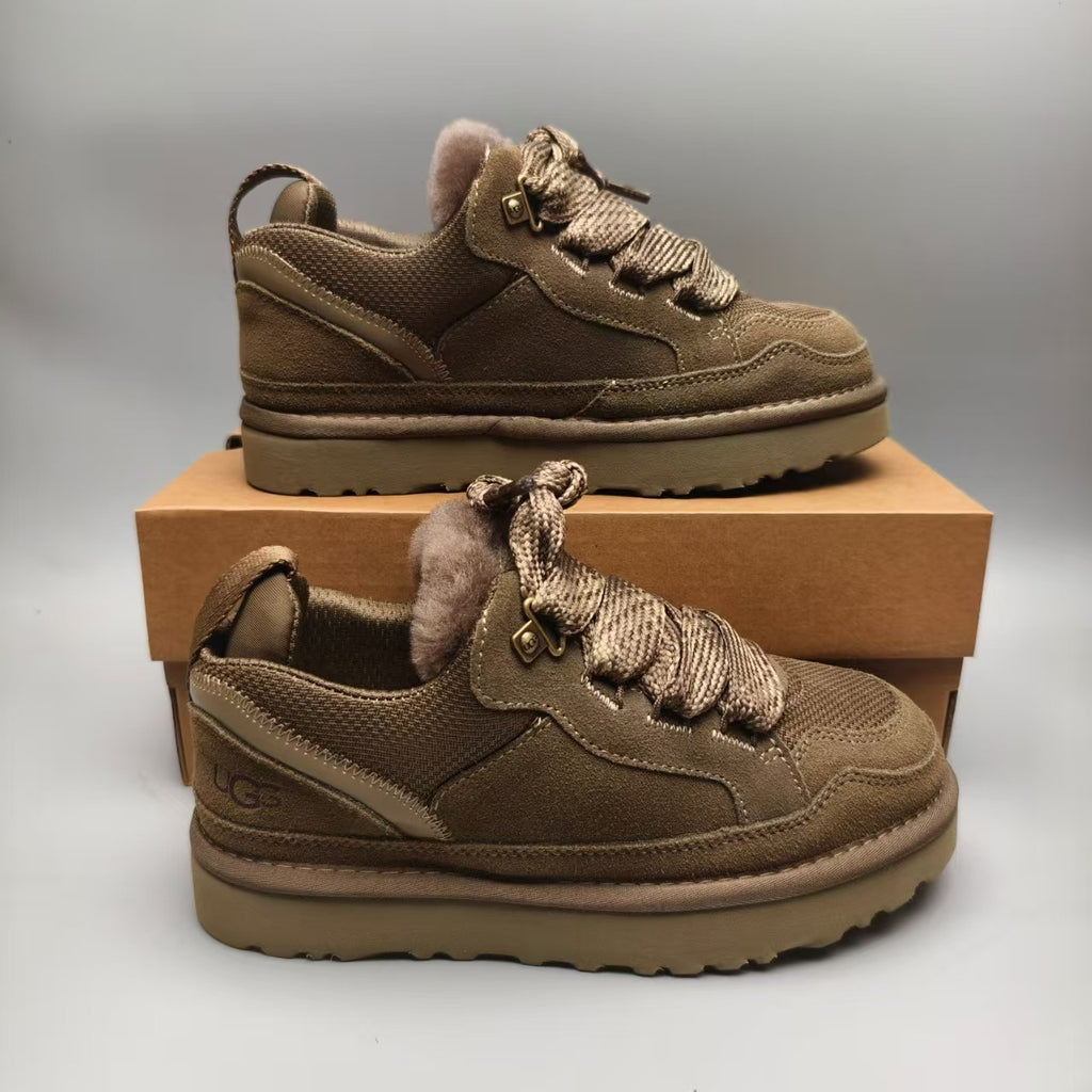 Unisex Mesh Casual Sneakers - Walnut, Model 4032