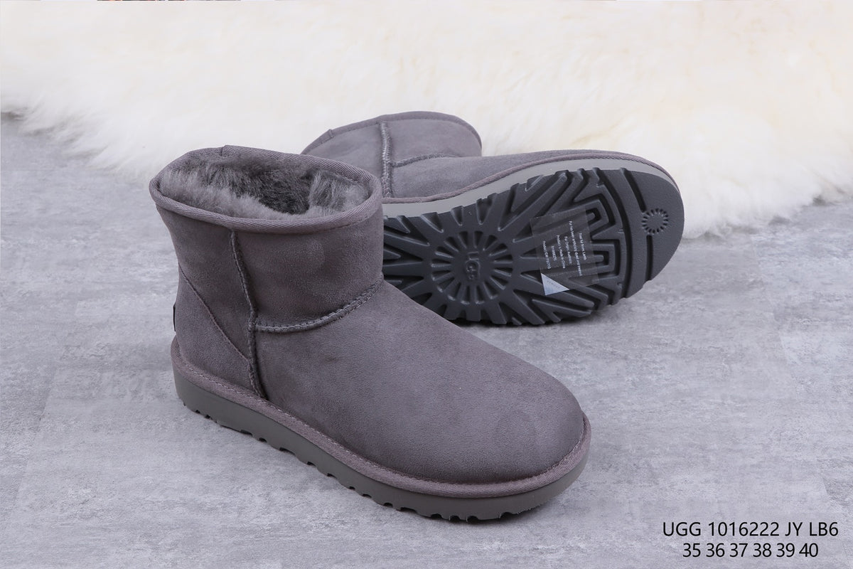Classic Mini II Ankle Boots - Gray, Model 6222