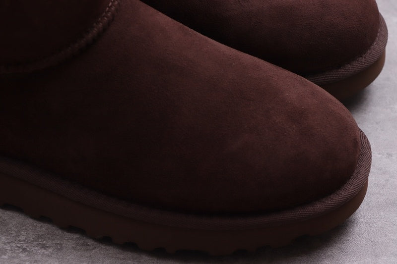 W Mini Bailey Button II Boots - Coffee Brown, Model 6422