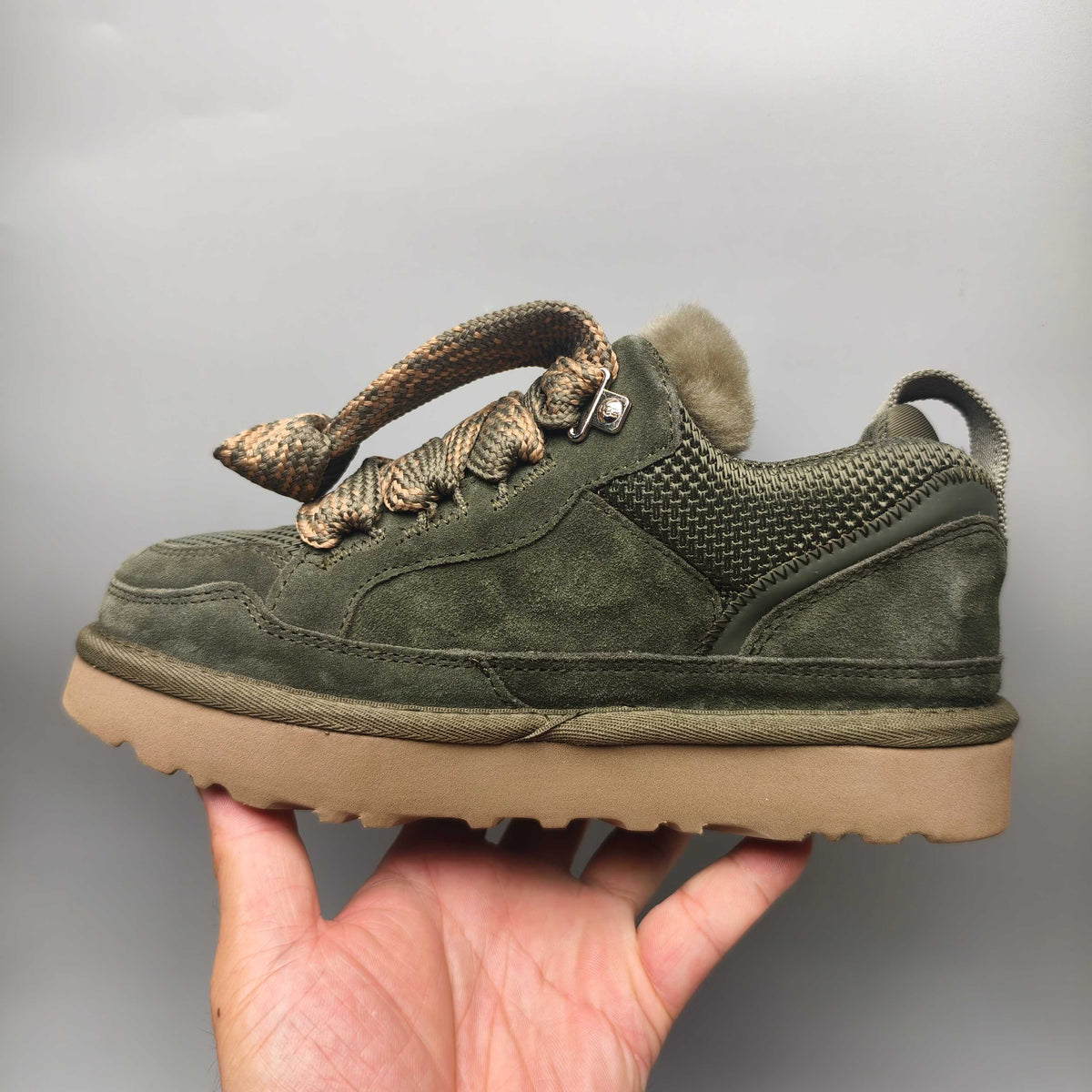 Unisex Mesh Casual Sneakers - Green, Model 4032