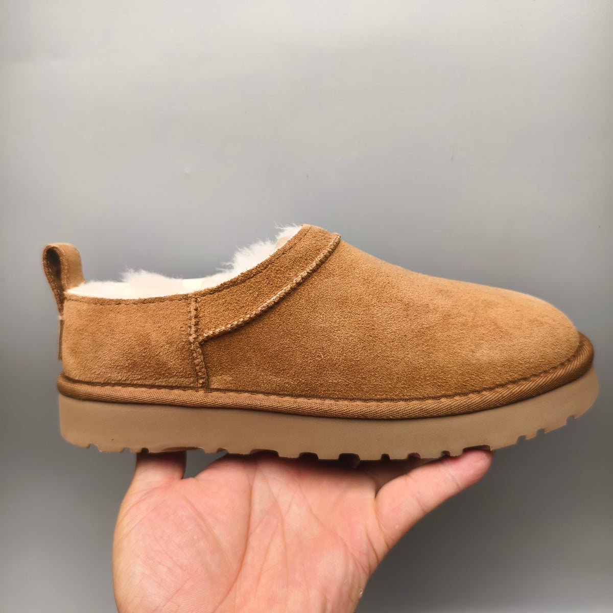 Women's Classic Slip-On Shoes - Chestnut, Model 3891