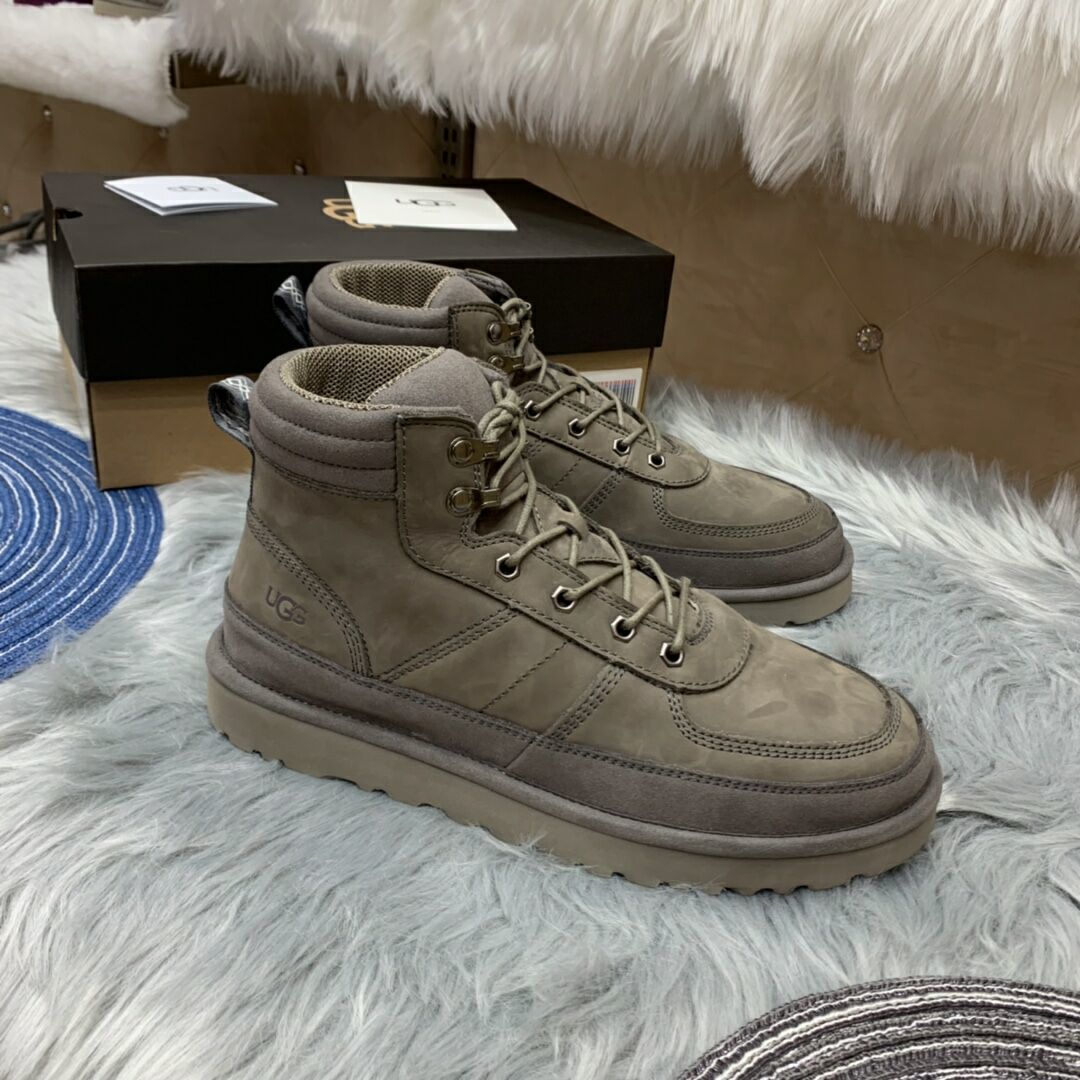 Men's Lace-Up Casual Shoes - Gray, Model 2991
