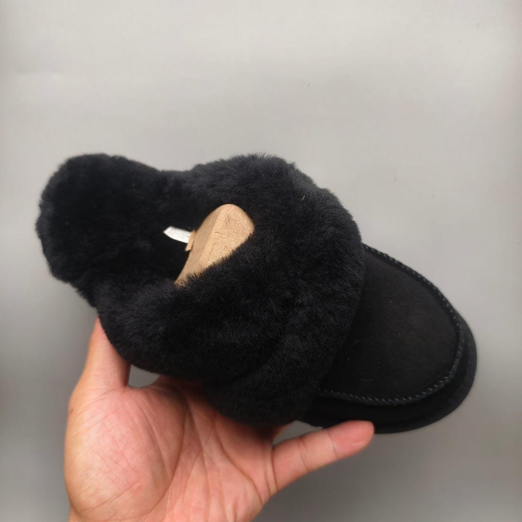 Casual House Slippers - Black, Model 4571