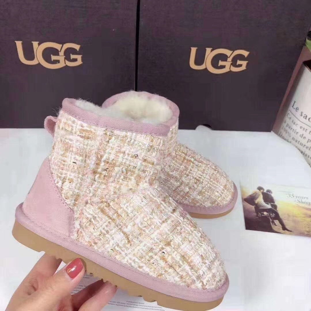 Kids' Chic Snow Boots - Pink, Model 5854