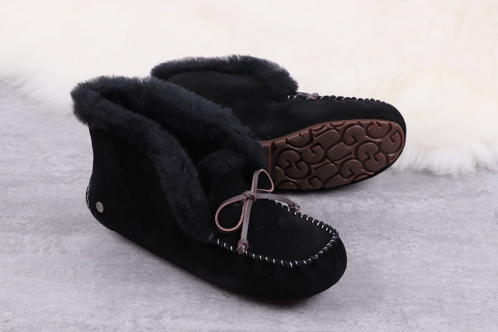 W Alena Shoes - Black, Model 4806
