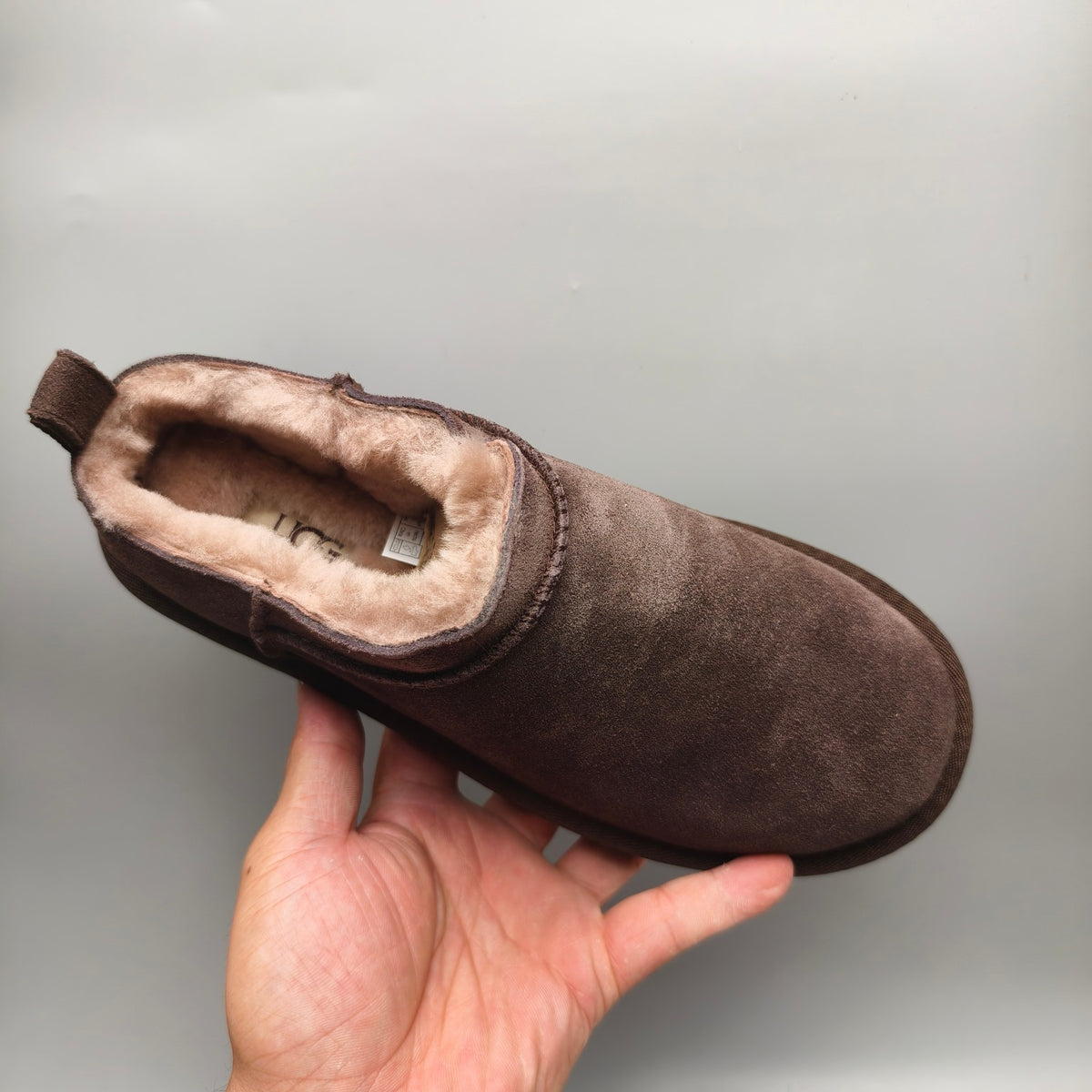Women's Classic Slip-On Shoes - Chocolate, Model 3891