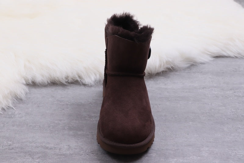 W Mini Bailey Button II Boots - Coffee Brown, Model 6422