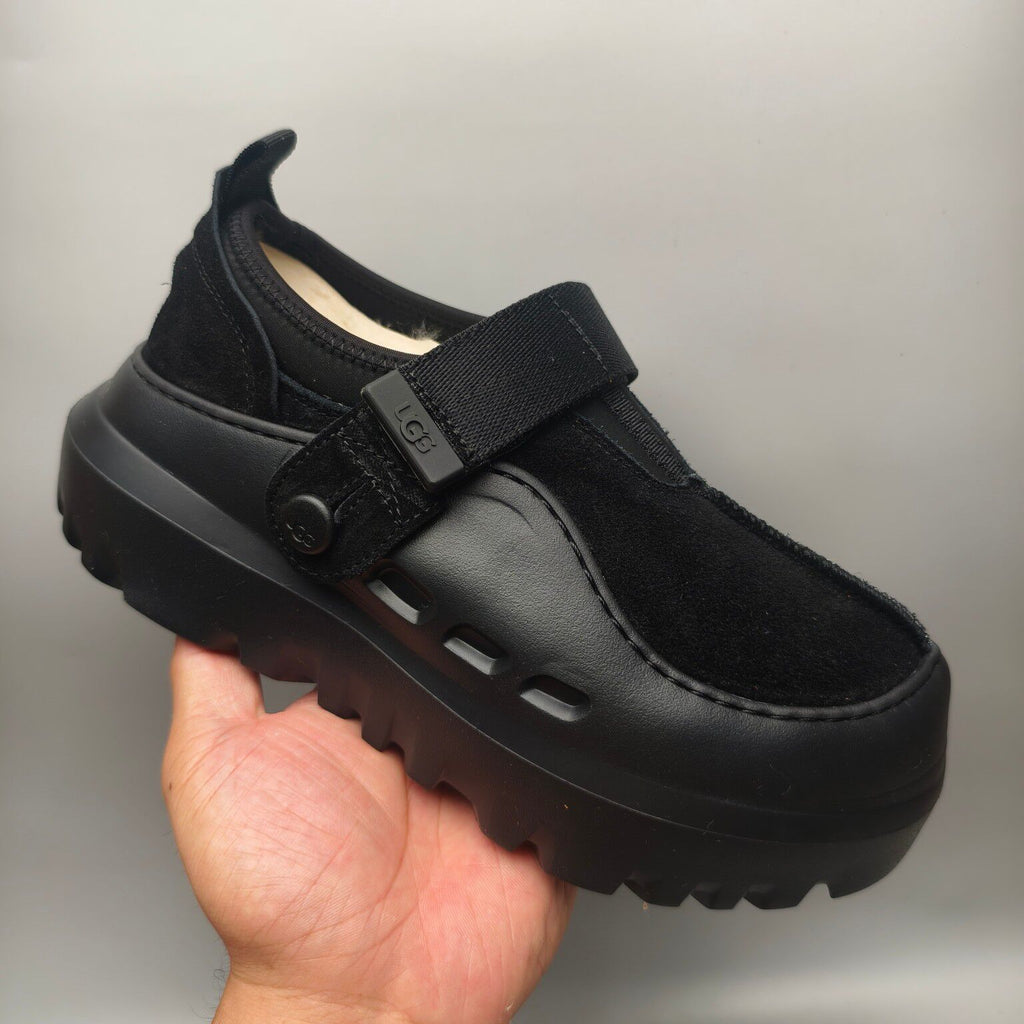 Unisex Slip-On Casual Shoes - Black, Model 7550