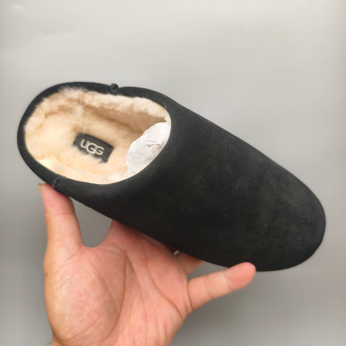 Slip-On Casual House Shoes - Black, Model 1390