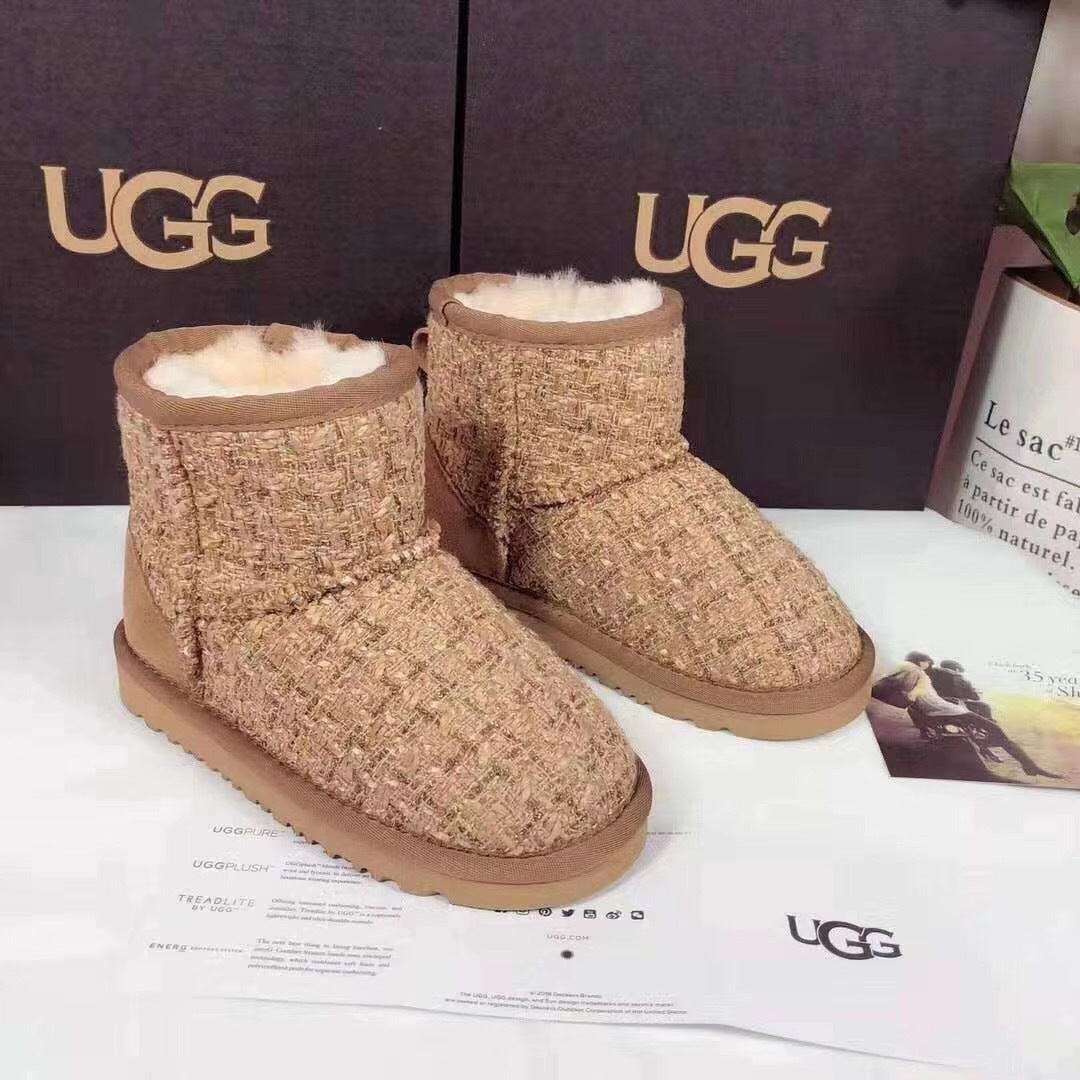 Kids' Chic Snow Boots - Chestnut, Model 5854