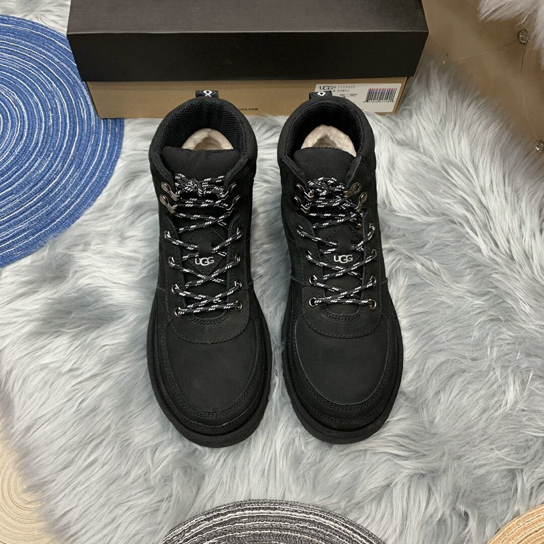 Men's Lace-Up Casual Shoes - Black, Model 2991