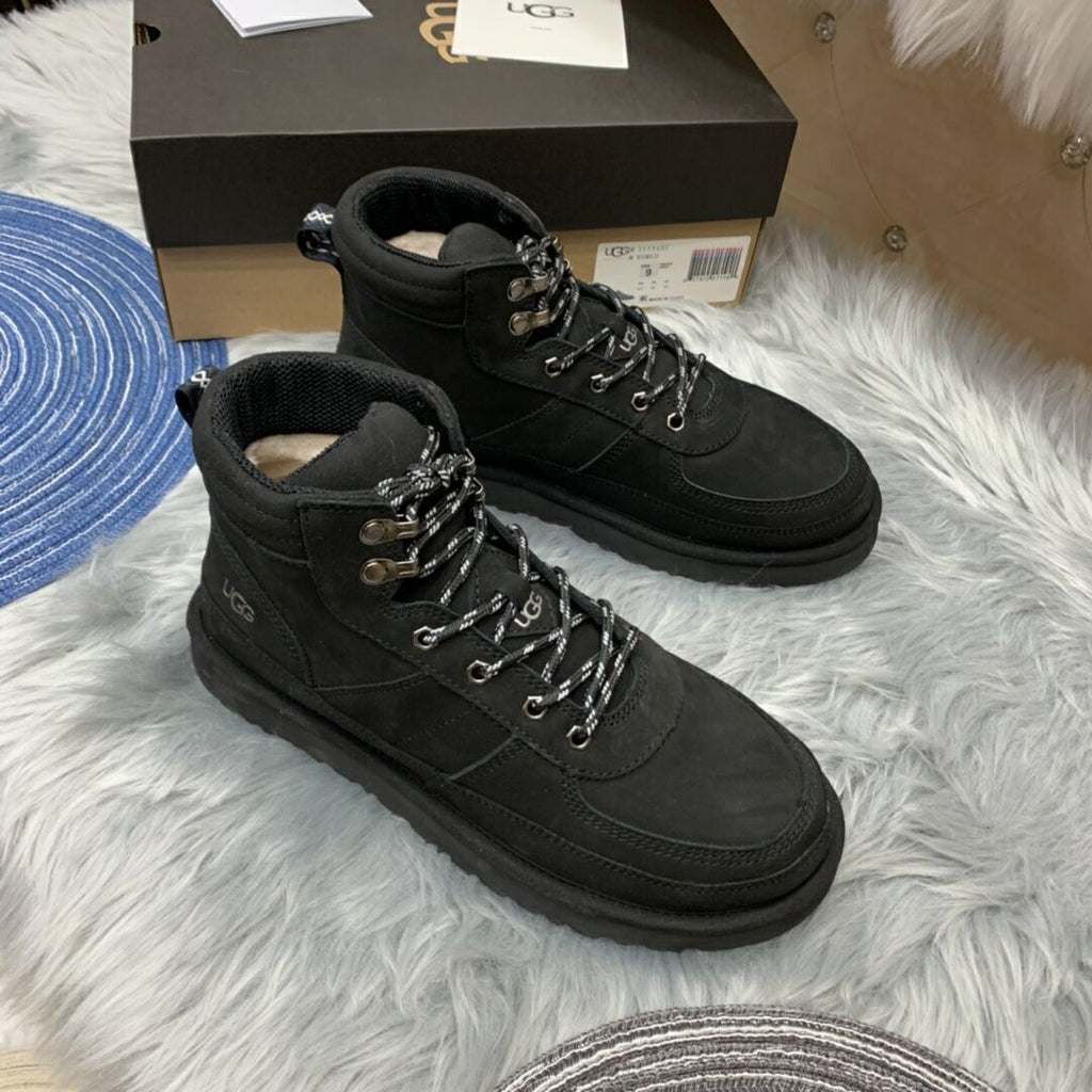 Men's Lace-Up Casual Shoes - Black, Model 2991